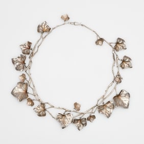 Gabriella Kiss Sterling Ivy Leaf Necklace