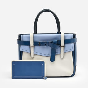Reed Krakoff Color Block Boxer Tote + Wallet