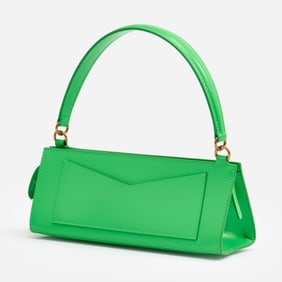 Mansur Gavriel Leaf Calfskin Leather Pencil Bag