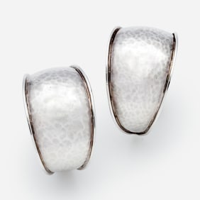 Ippolita Large Sterling Tapered Goddess Hoop Earrings