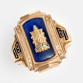 10k Class Ring: Arthur Hill 1961, Sz. 8.5