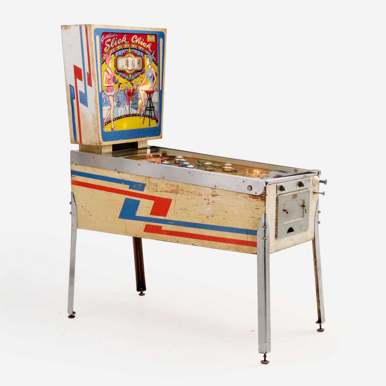 Gottlieb “Slick Chick?? Pinball Machine (1960s) (1 of 11)