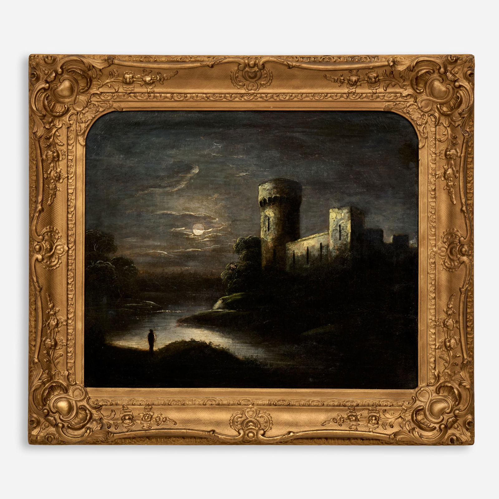Follower of Sebastian Pether, Oil Landscape (19th c.) (1 of 10)