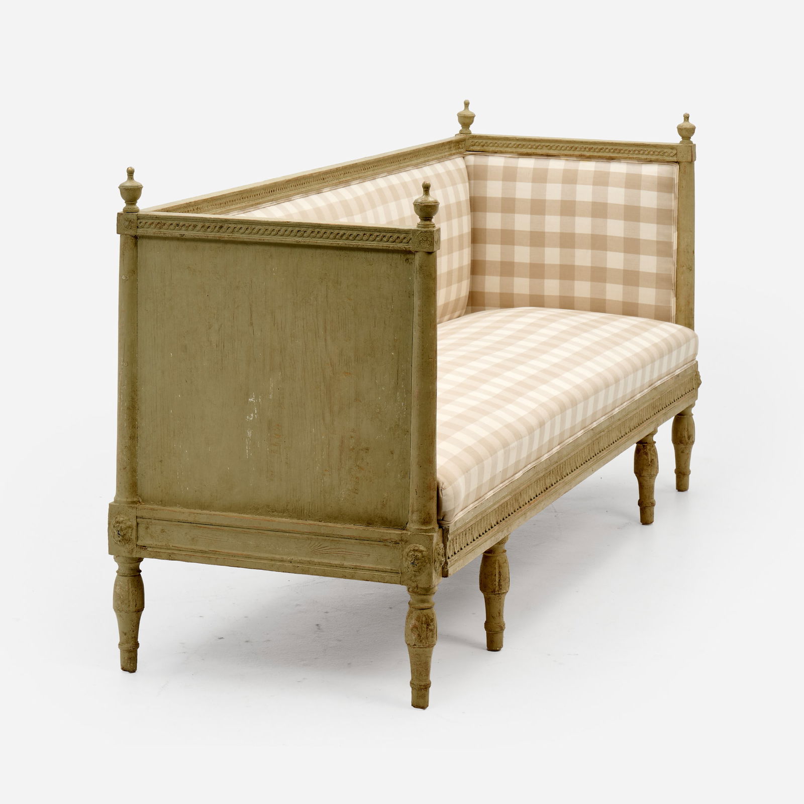 Gustavian Box Sofa (ca. 19th c.) (1 of 11)