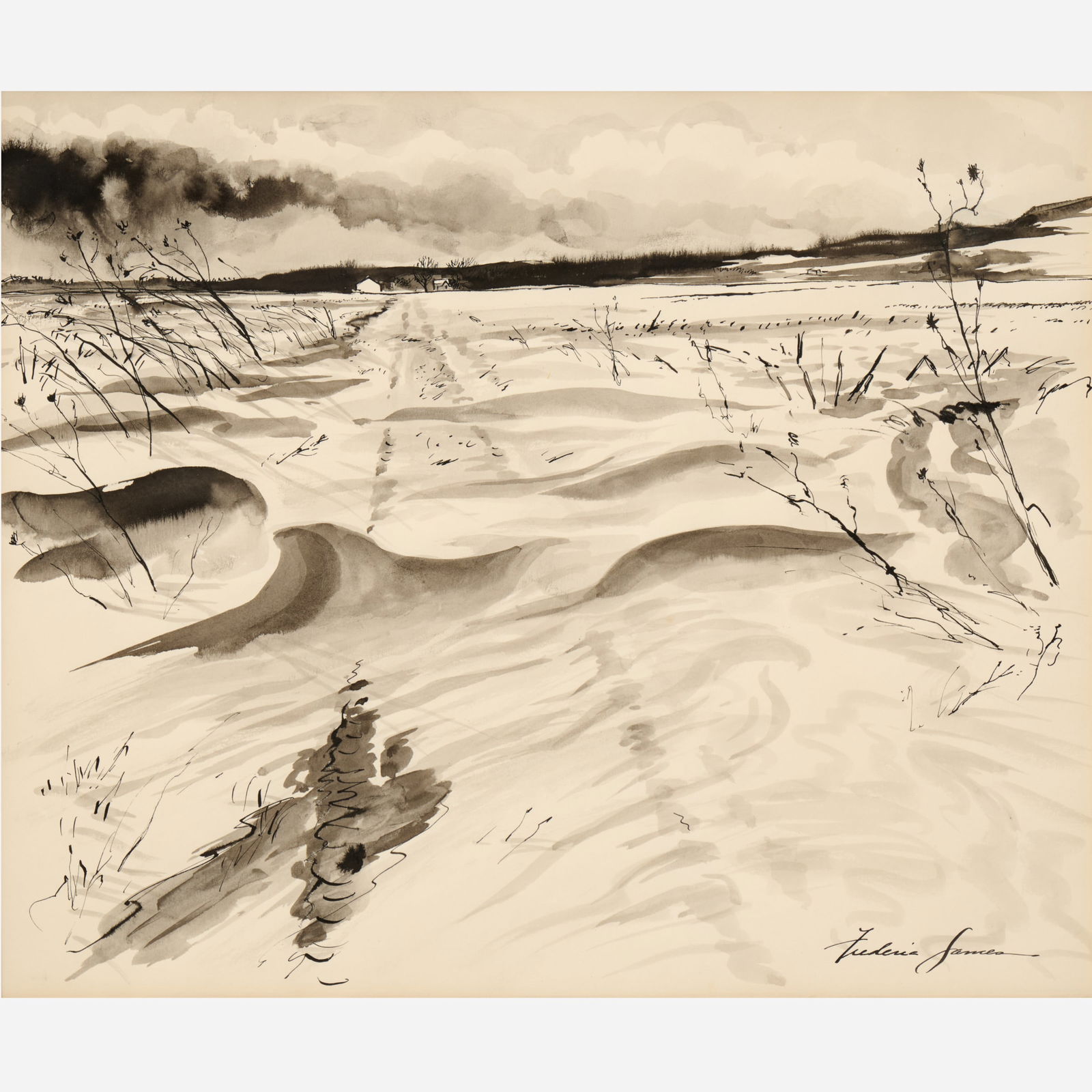 Frederic James Watercolor Landscape (1 of 8)