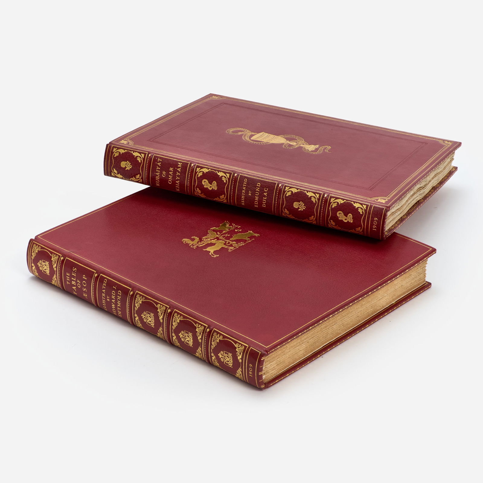 Baynton-Riviere Binding, Two Signed & Limited Illustrated Volumes (1909) (1 of 14)