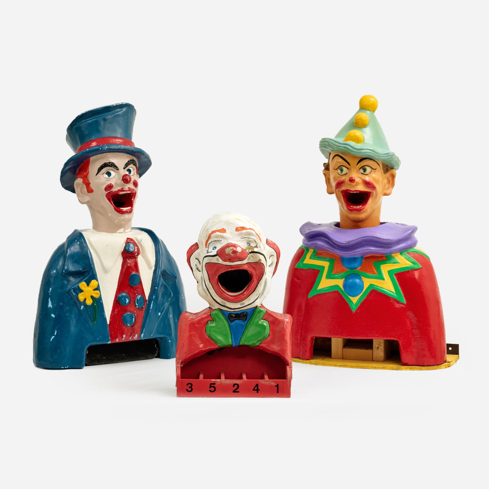 3 Carnival Ball Toss Game Clowns (1 of 8)