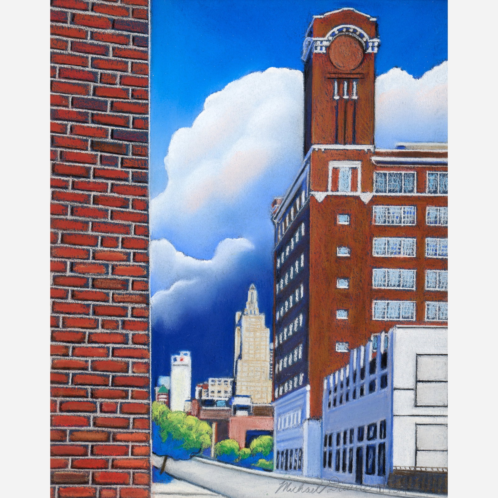 Michael Duane "City #1" Pastel (2010) (1 of 9)