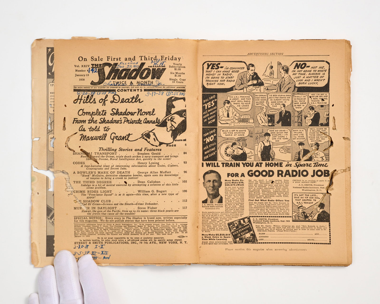 Shadow Pulp Magazines - 4 Issues (1938) - 5