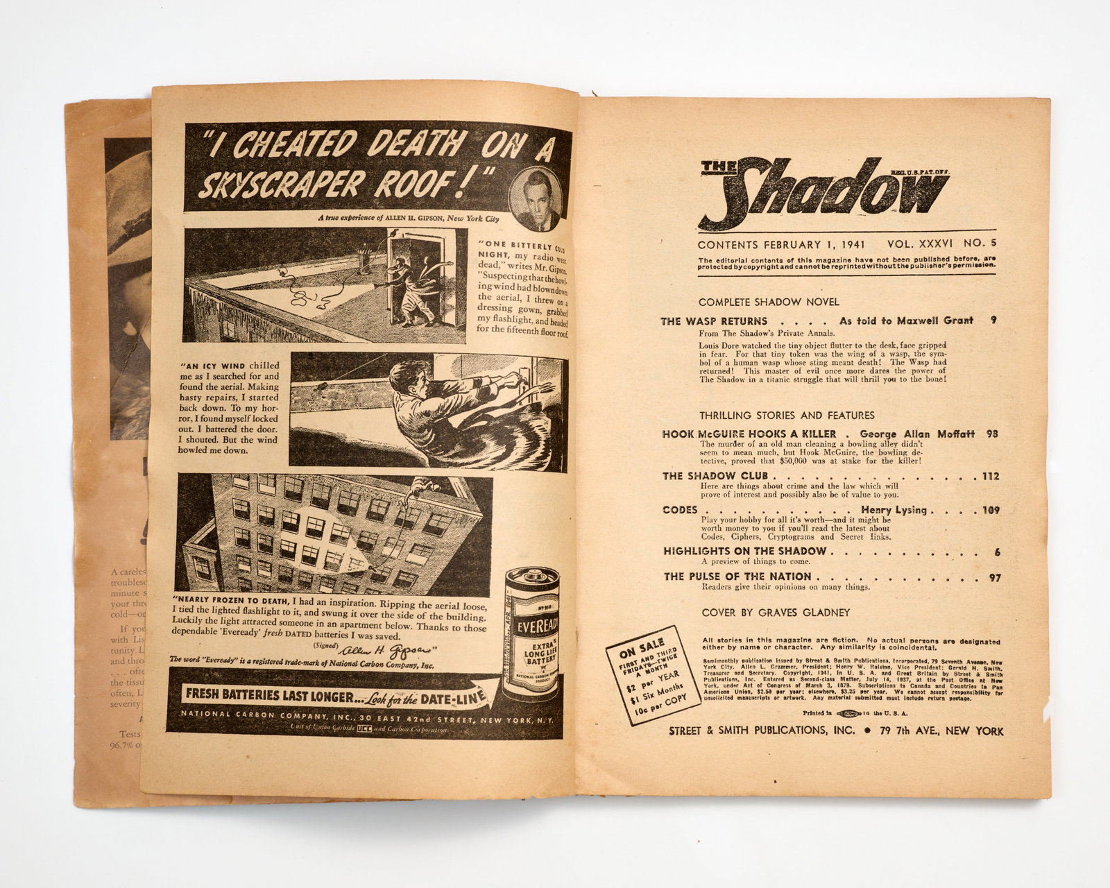 Shadow Pulp Magazines - 4 Issues (1941) - 5