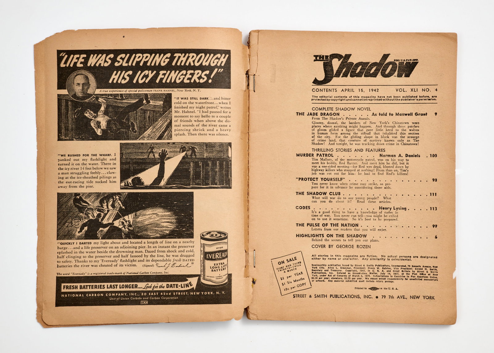 Shadow Pulp Magazines - 4 Issues (1942) - 5