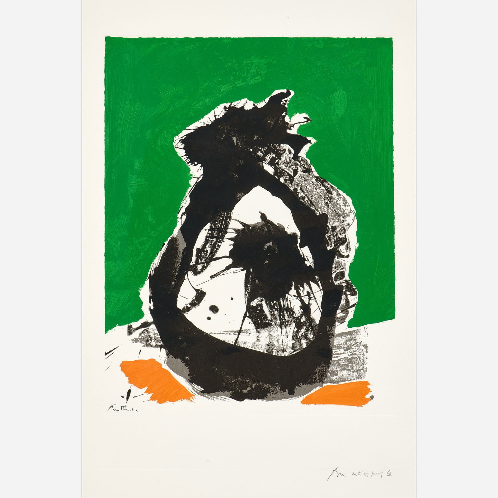 Robert Motherwell "Basque Suite #2" Serigraph (1971) (1 of 10)