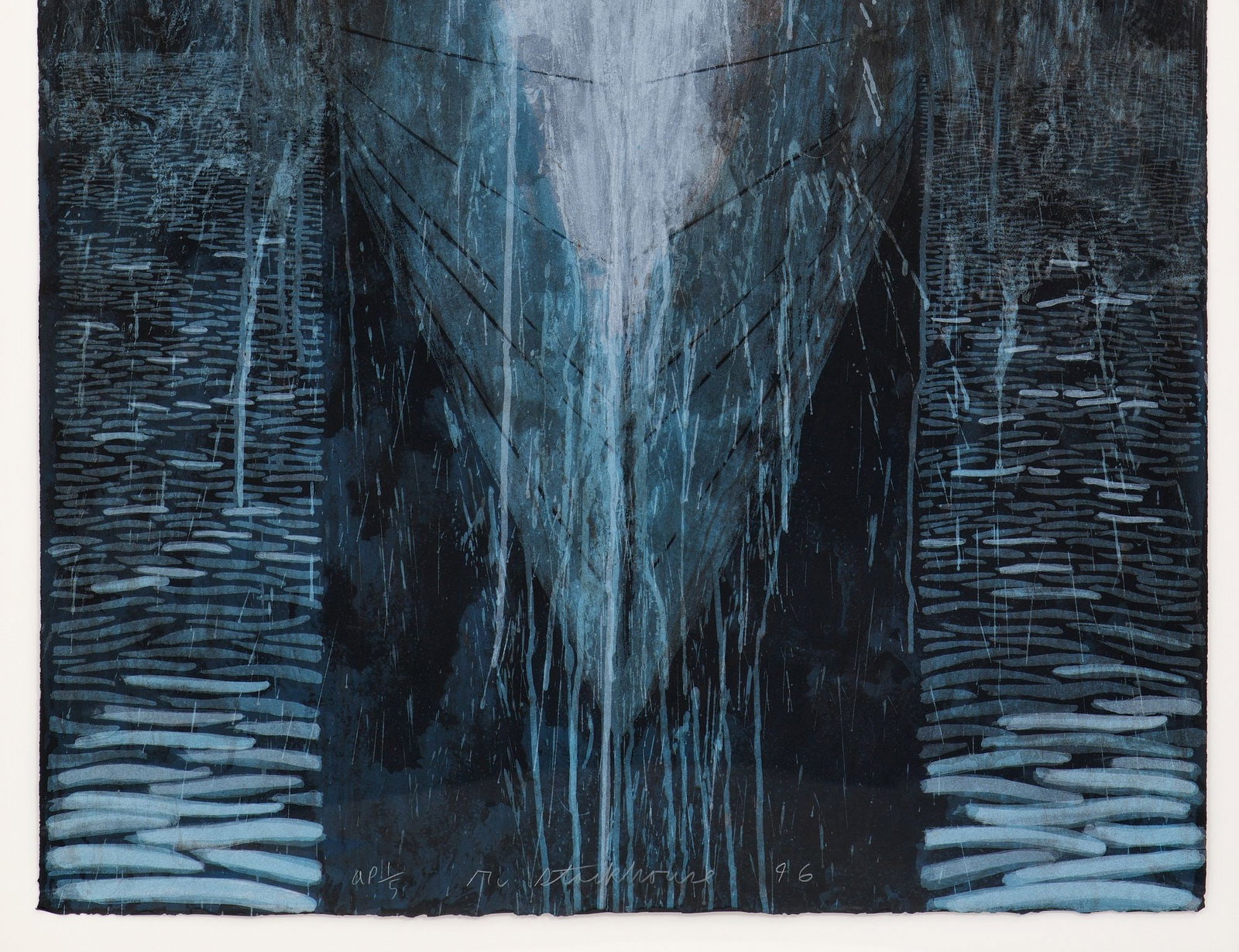 Robert Stackhouse "Adrift" Lithograph (1996) - 4