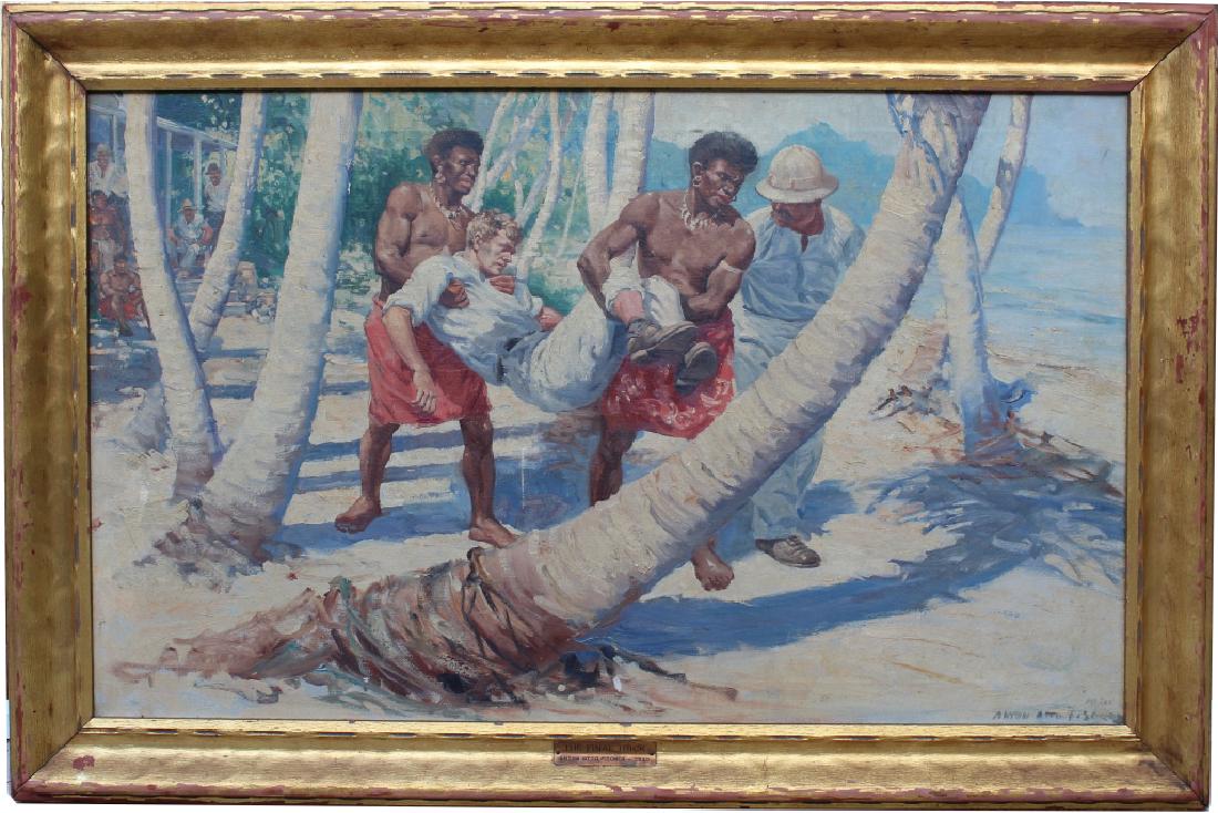 Anton Otto Fischer (1882 - 1962) "The Final Trick" (1 of 8)