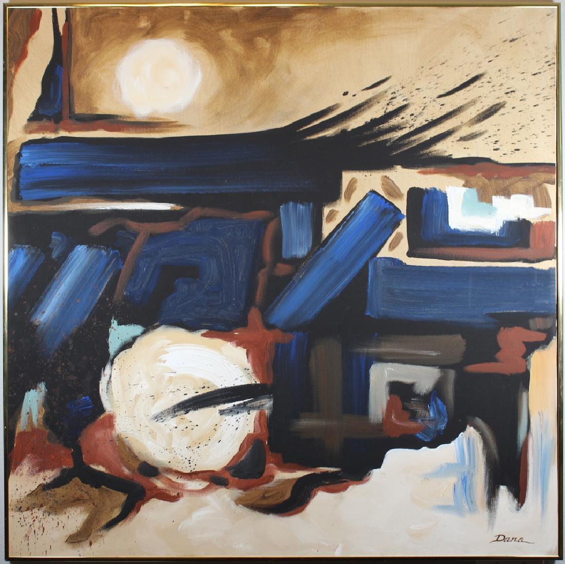 Dana Burford, Large Vintage Abstract Painting (1 of 5)