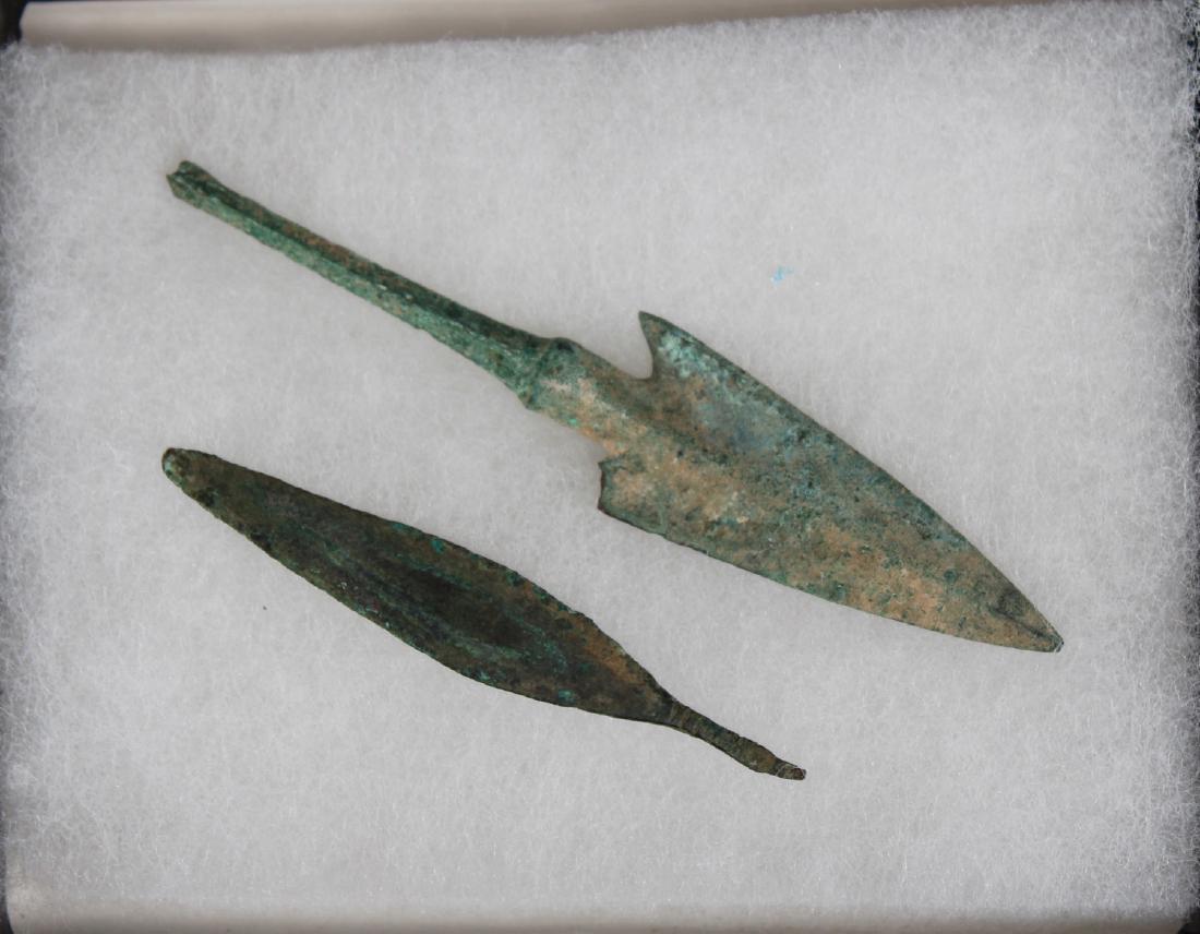Pair of Bronze Arrow Heads ca. 800-600 BC (1 of 4)
