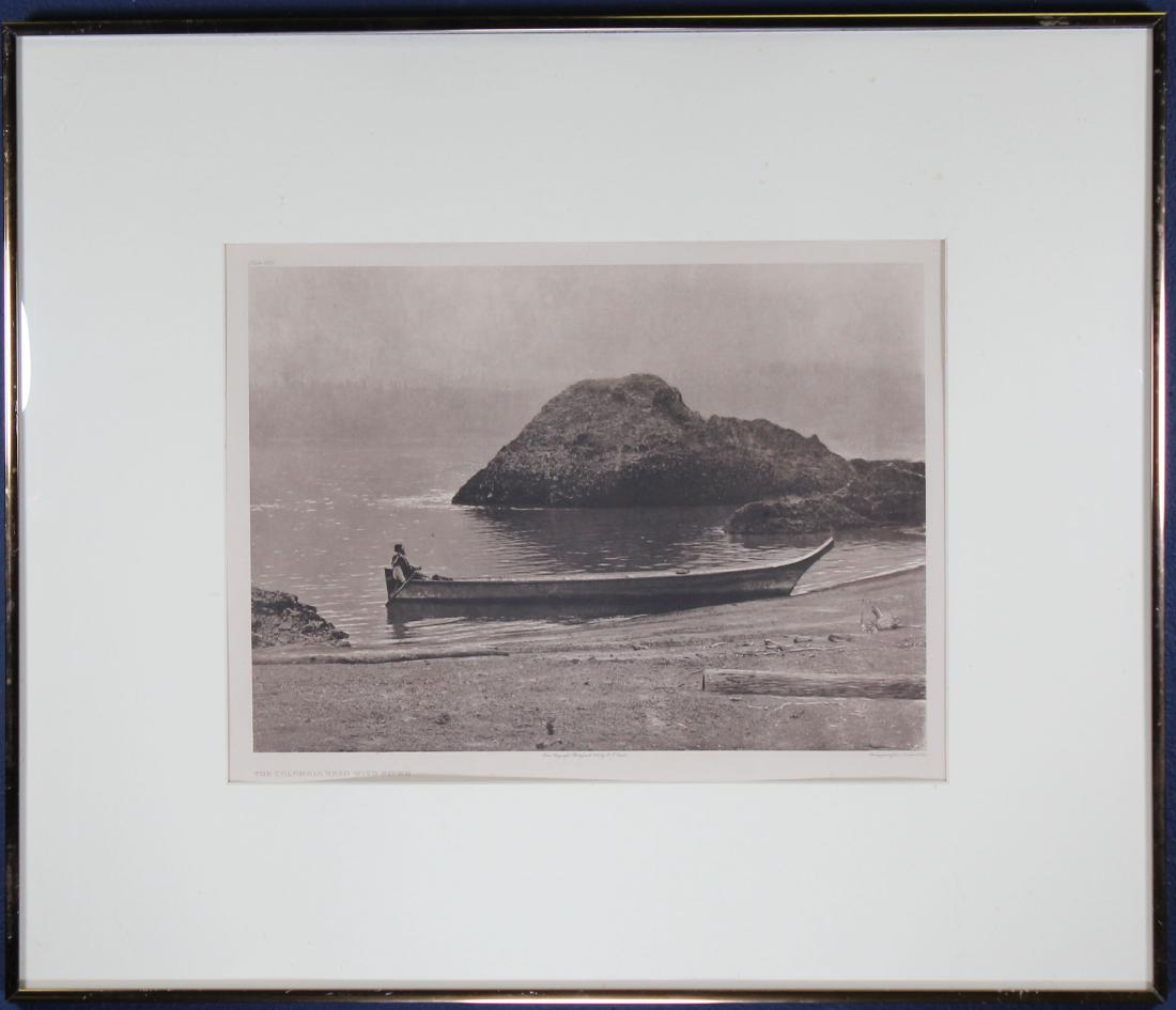 Edward Curtis Photogravure,"Columbia Near Wind..." (1 of 5)