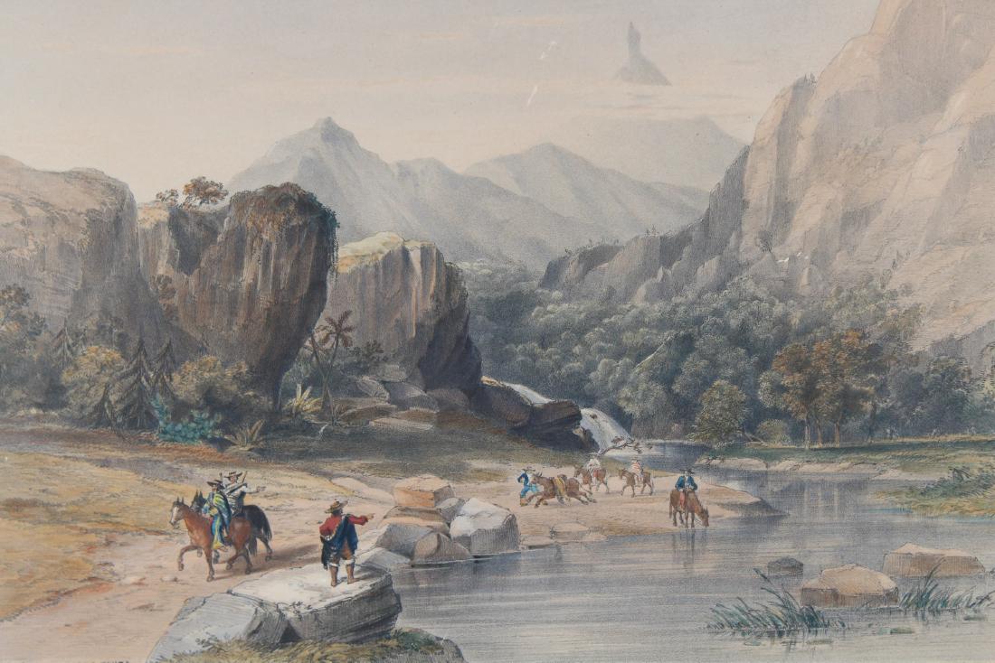 "Near Caneles- Madre Monte" Antique Engraving (1 of 5)