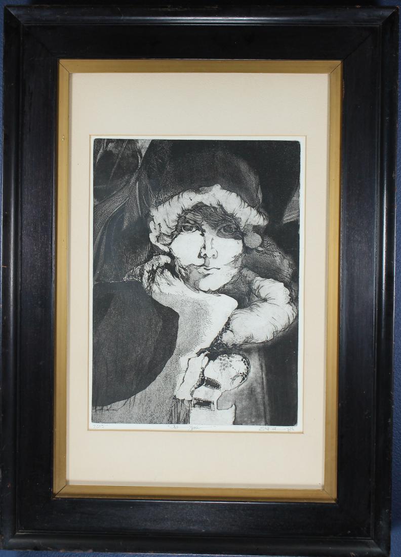 "The Stare", 1965 Lithograph, Signed (1 of 4)