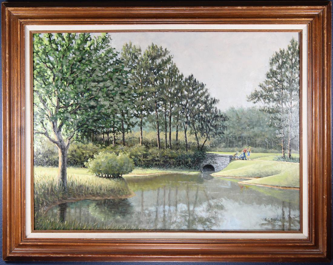 "I'd Rather Be...." E.G. Bryan Vintage Painting (1 of 3)