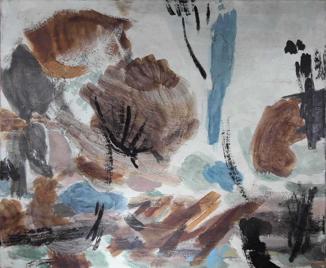 European School, Vintage Abstract Painting (1 of 2)