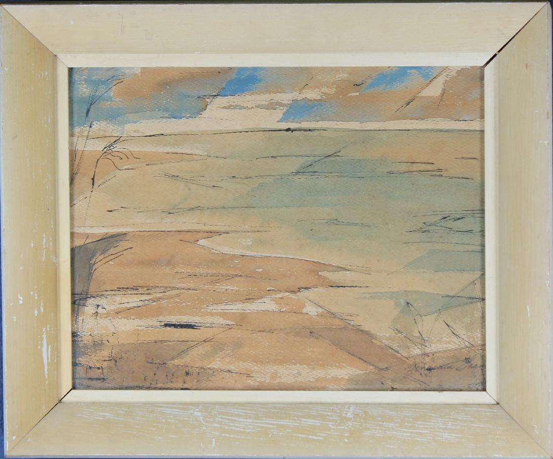 American School, Signed Vintage Abstract Painting (1 of 3)