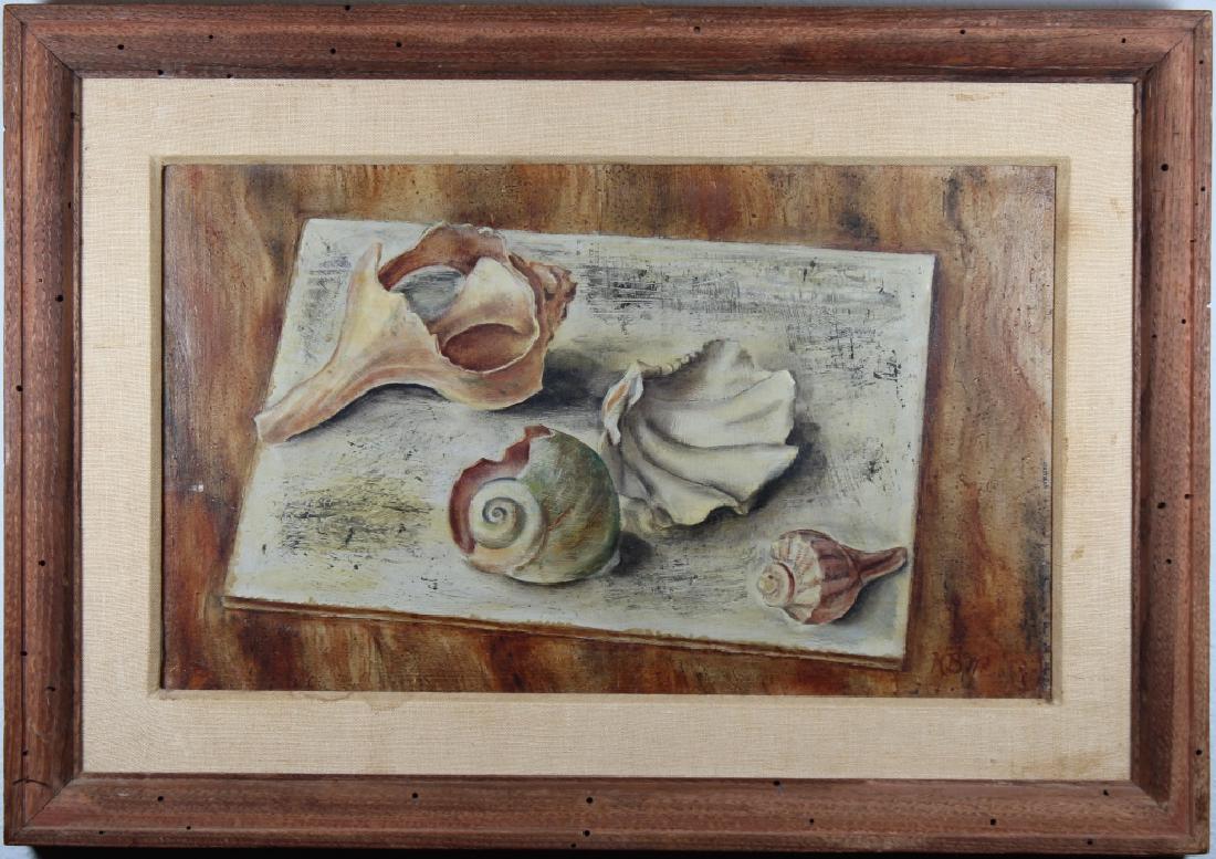 Karen Walter, "Shell Study" Painting (1 of 4)