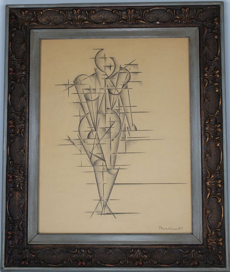 Enrico Prampolini (attrib.) (Italian 1894-1956) (1 of 4)