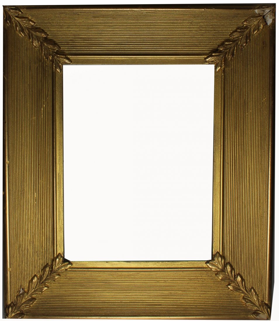Antique Whistler Style Gilt Frame: Antique Whistler Style Gilt Frame. Rabbet size: 9 x 7 in. Overall Size: 13.5 x 11.5 in.