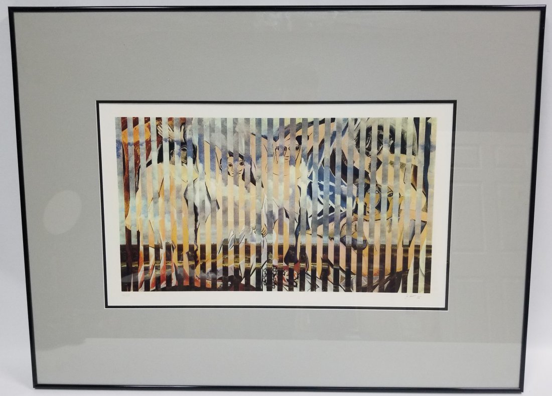 In the Manner of Yaacov Agam, Signed Lithograph (1 of 6)
