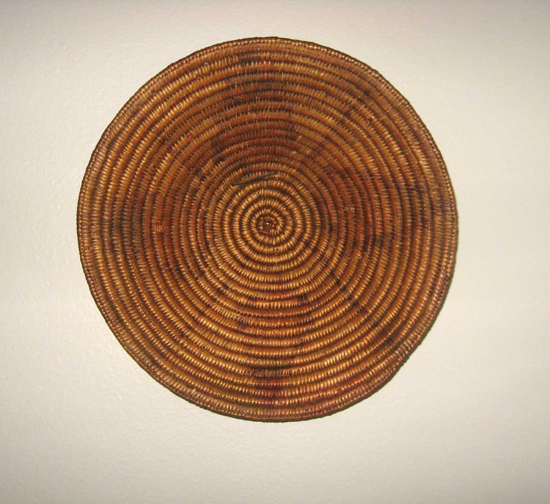 Antique Apache Basket w/ Bi-Colored Motif (1 of 2)