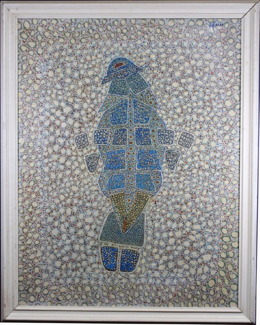 Furio Santini (Italy 20th C.) Abstract Composition (1 of 4)