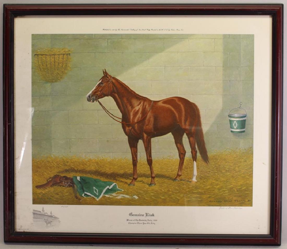 "Genuine Risk" Kentucky Derby Winner Lithograph (1 of 3)