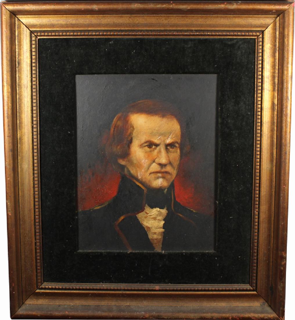 Antique European School Portrait of an Officer: Antique European School Portrait of an Officer. Oil on board. Appears to be unsigned. Sight Size: 15 x 12 in. Overall Size: 27 x 24 in.