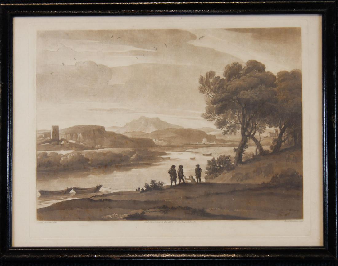 Claude Lorrain Copper Engraving (1 of 4)