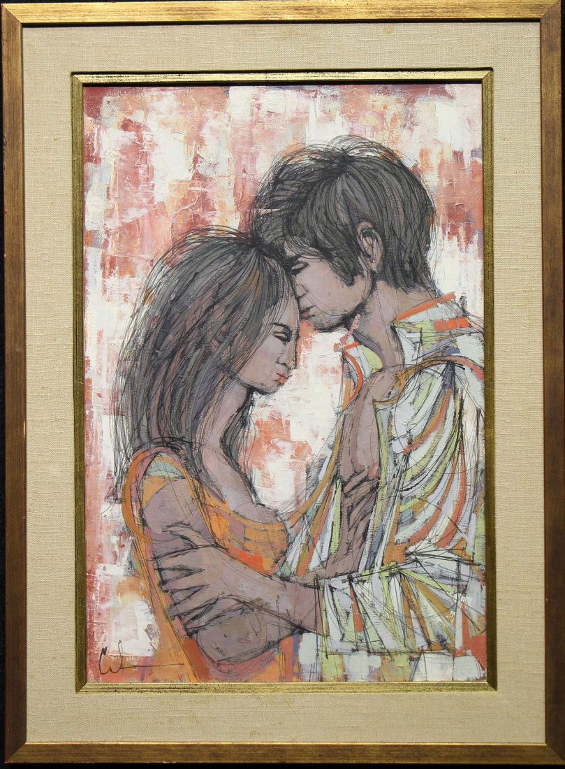 Larry Cabaniss  (1926 - 2007) "Lovers" (1 of 5)