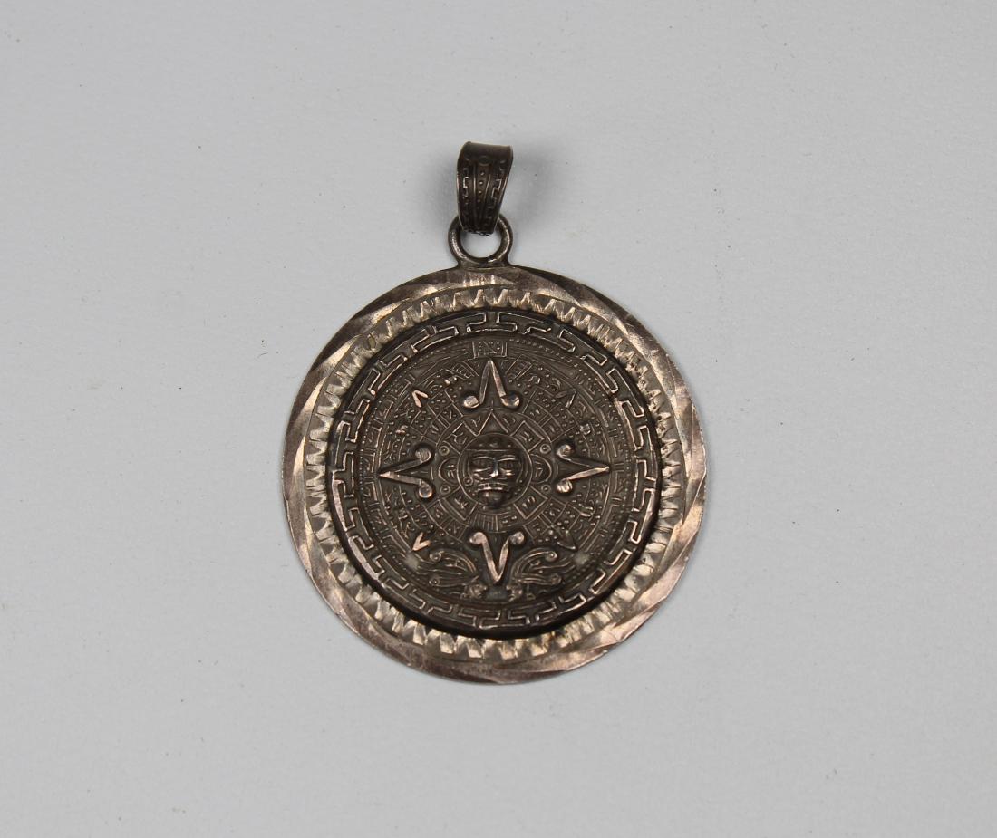 Chinese Sterling Silver Figural Pendant: Chinese Sterling Silver Figural Pendant. Marked ".925 Silver" verso.
