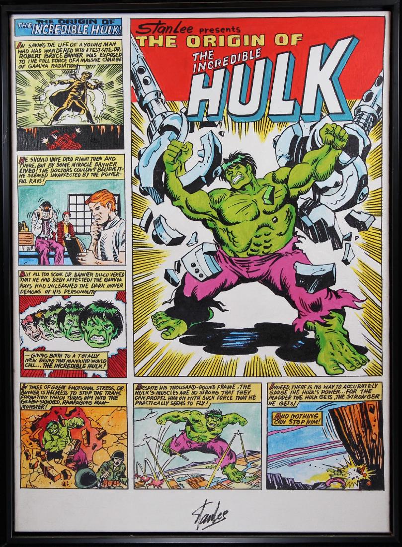 "Origin of the Incredible Hulk" Signed Stan Lee (1 of 6)