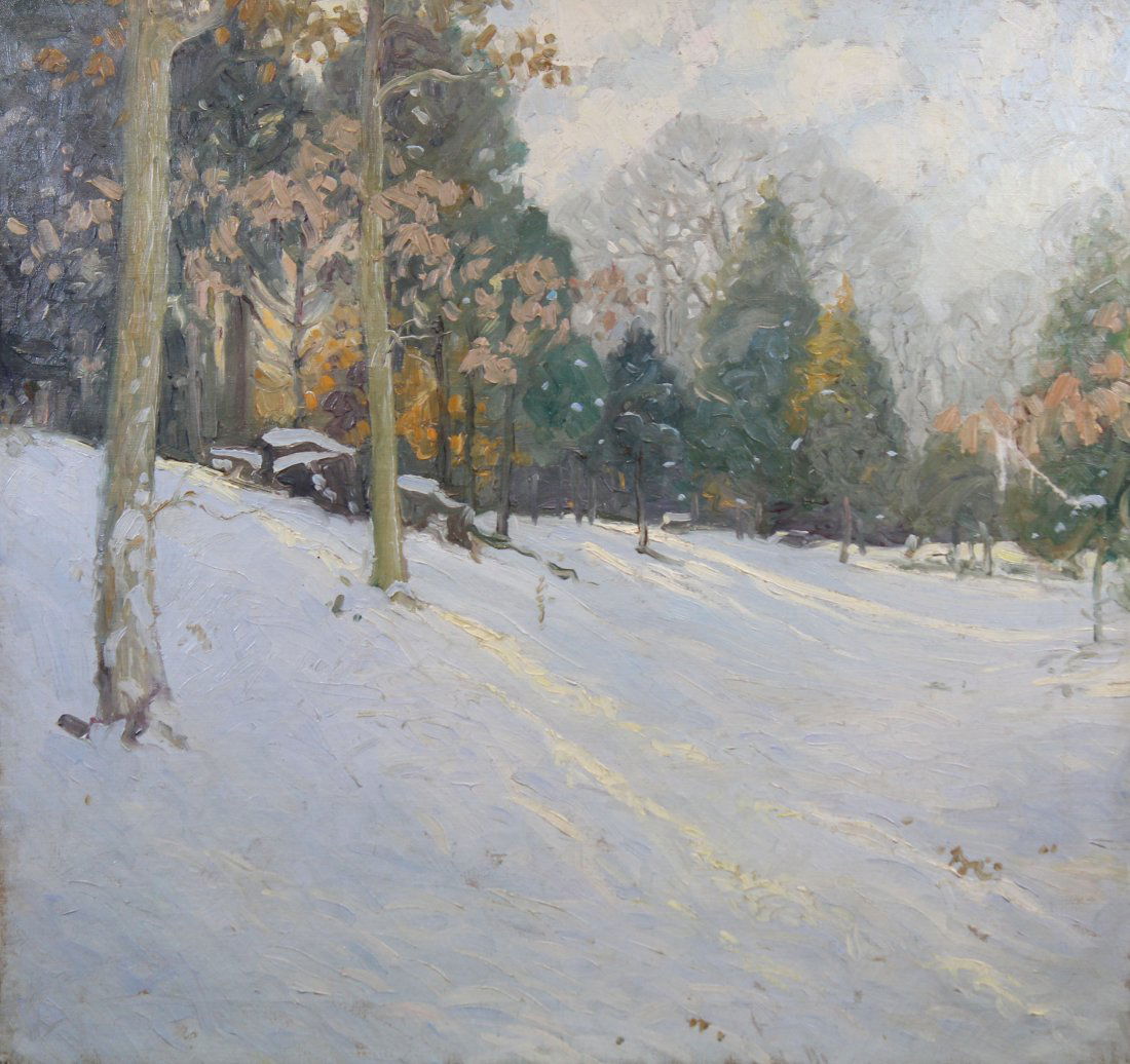 New Hope Impressionist School, Winter Landscape (1 of 4)