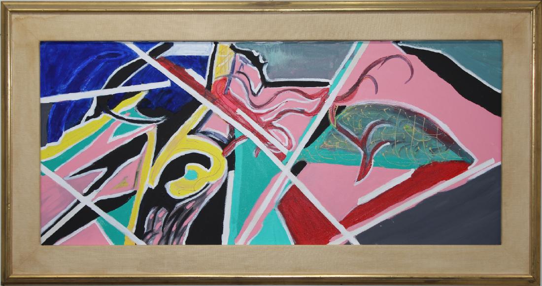 Mid Century Modern Abstract Painting (1 of 4)