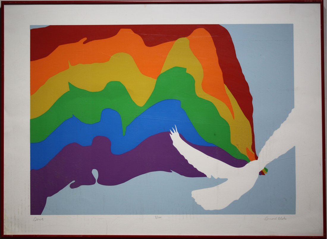 Bernard Blake, "Dove" 3/100 Lithograph (1 of 4)