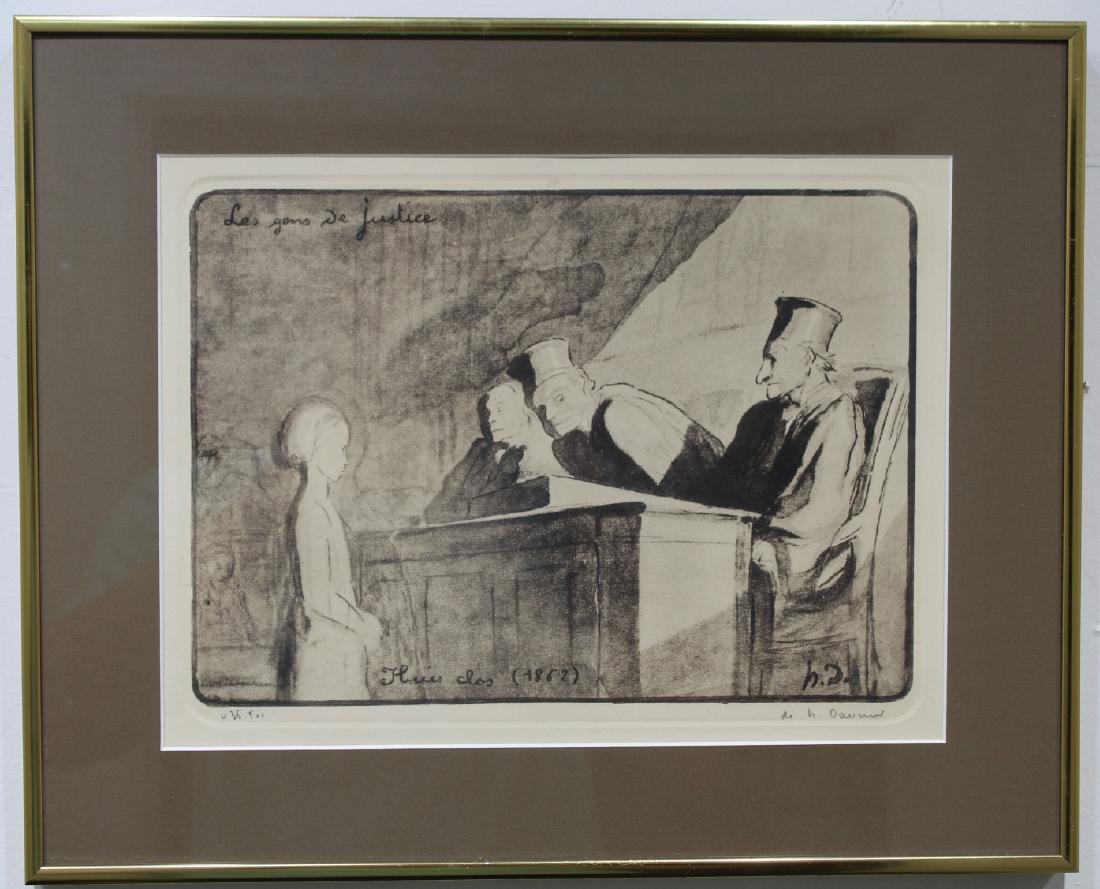 Honore Daumier (1808 - 1879) Intaglio Print (1 of 4)