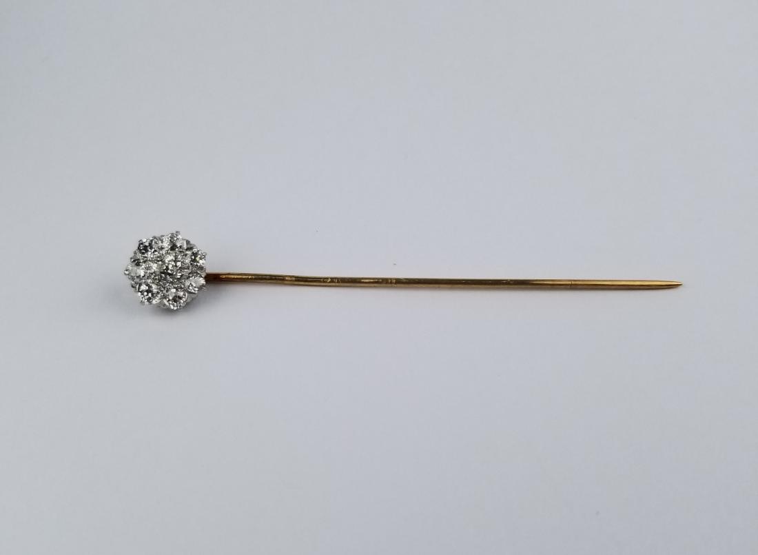 Mine Cut Diamond Tie Pin (1 of 4)