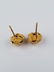 Pair of Vintage Gold Ribbon & Diamond Earrings - 3