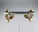 Pair of Diamond & Gold Ribbon Earrings - 4