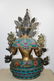 Large Antique Chinese Cloisonne Figure, Signed - 4