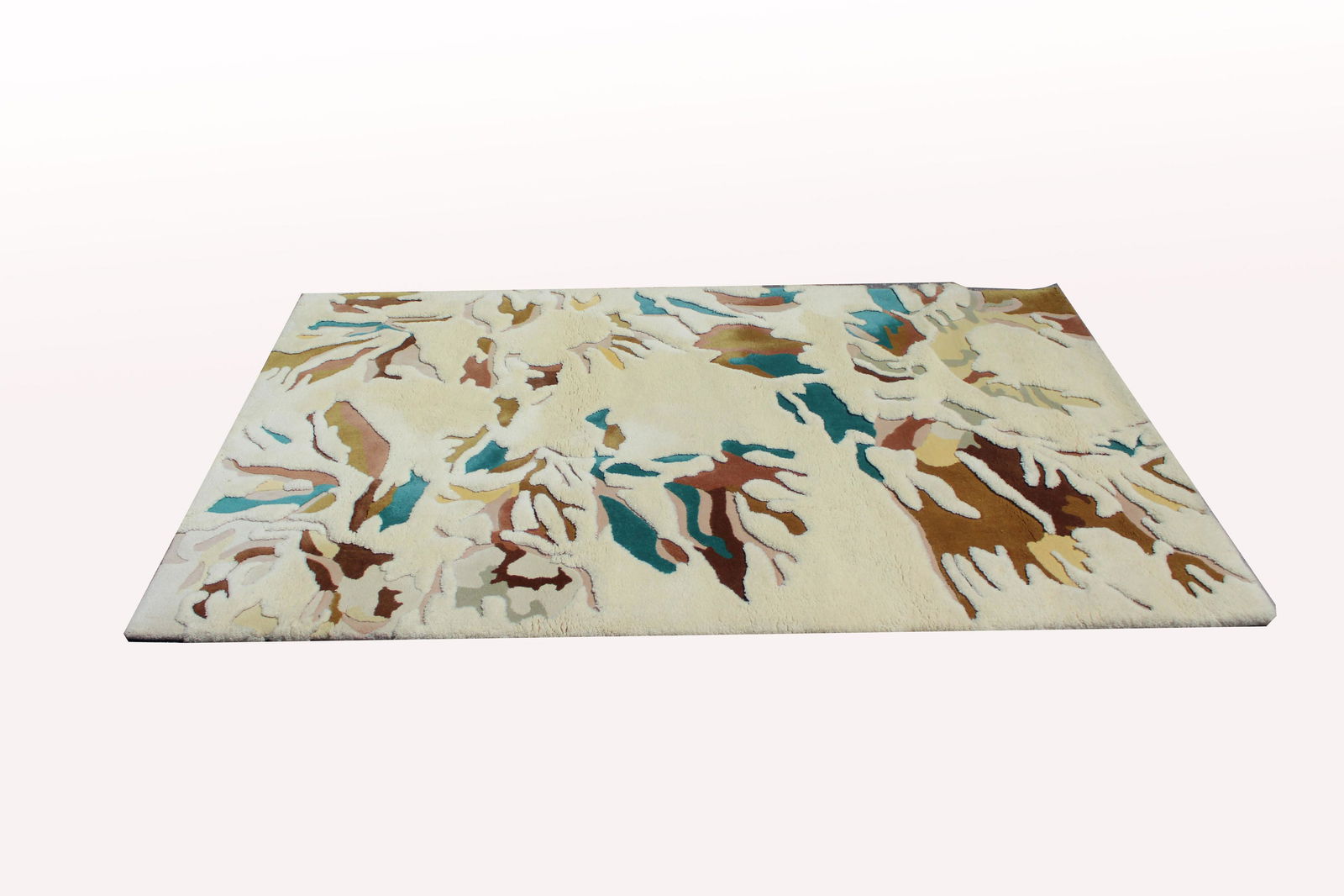 Edward Fields 'Crustaceans' Rug: Edward Fields 'Crustaceans' Rug. Label verso on rug. Size: 64 x 96 inches.