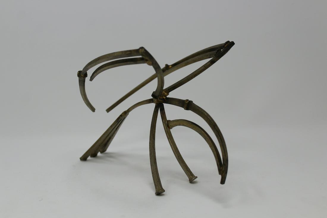 Joseph Martinek (1915 - 1989) Brutalist Bird: Joseph Martinek (United States, Czech Republic 1915 - 1989) Brutalist Nail Sculpture in the form of a Bird. Height: 6.75 inches.