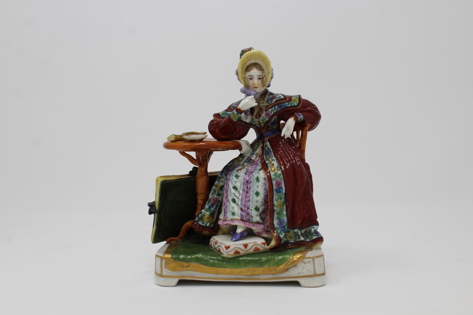 Antique Royal Vienna Porcelain Figure: Antique Royal Vienna Porcelain Figure. Marked on bottom. Height: 5 inches.