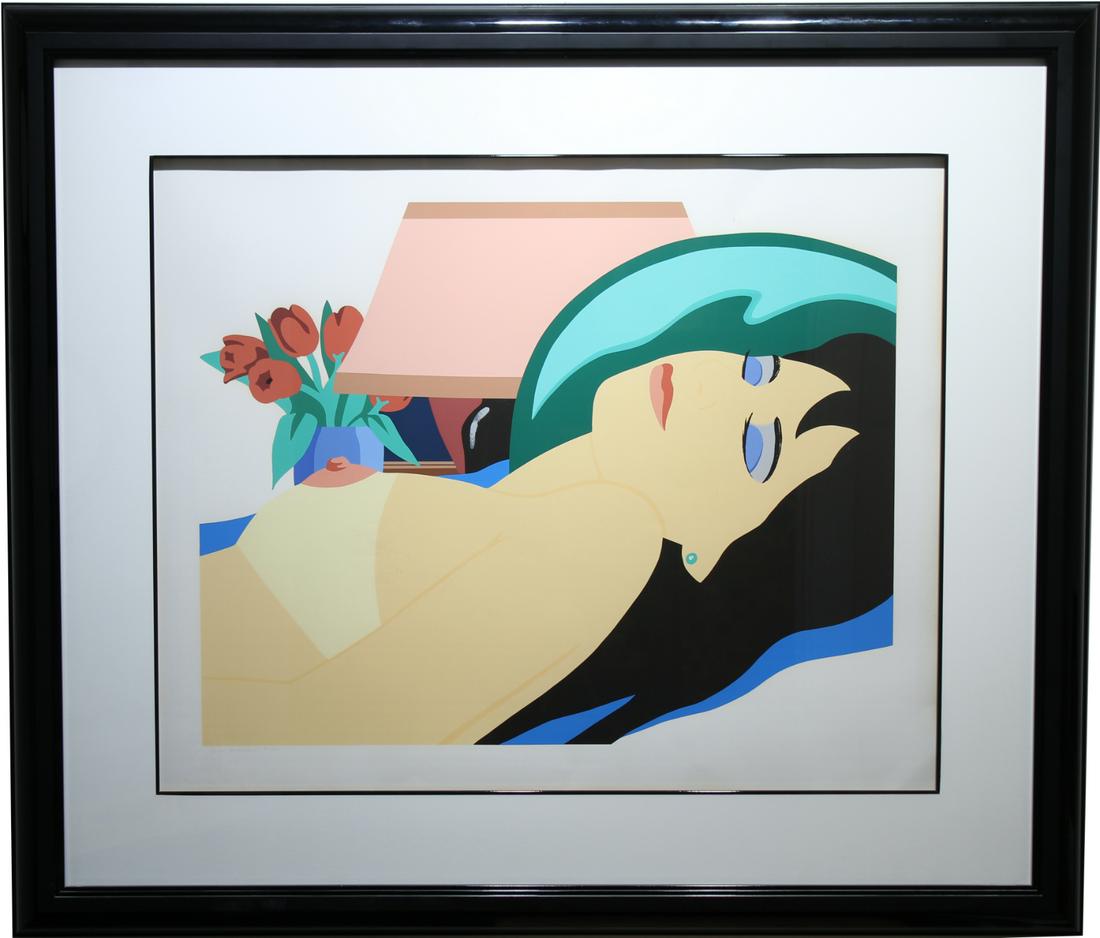 Tom Wesselmann (American, 1931-2004): Tom Wesselmann (American, 1931-2004) Color Screenprint on Arches Paper. Titled "Cynthia Nude, 1981". Pencil signed and numbered (AP 8/20) lower left. Provenance: Christie's sale May 12, 1993 (lot 609)
